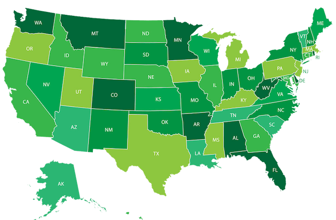 Is CBD Legal: Map