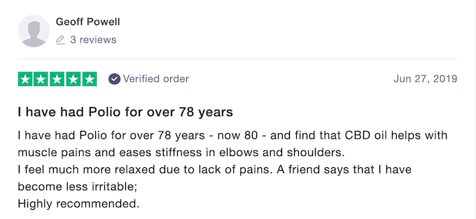 Analyzing best cbd user reviews
