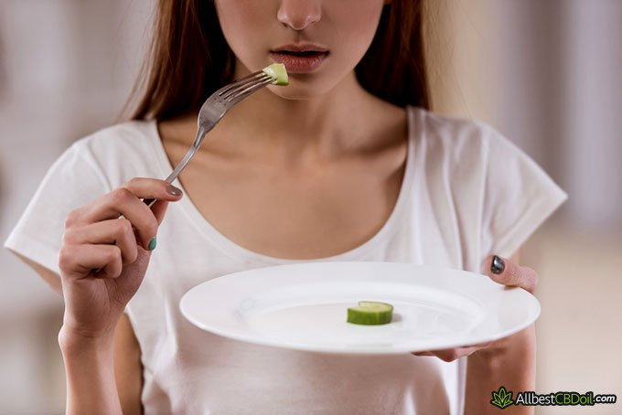 CBG vs CBD: anorexic girl