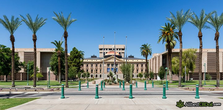 CBD oil Arizona: Arizona state building.