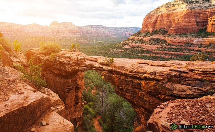 CBD oil Arizona: Devil's Bridge, Arizona.