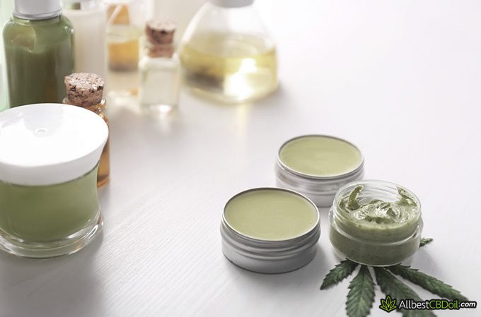 CBD Isolate: CBD-induced creams on the table