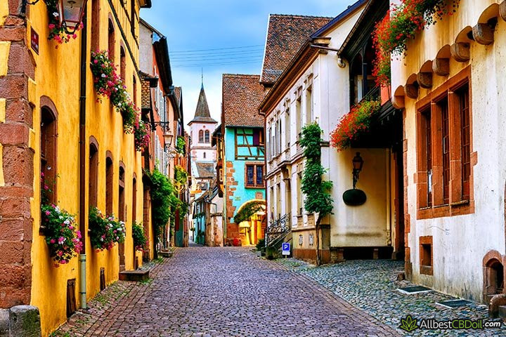 CBD France: Riquewihr, France.