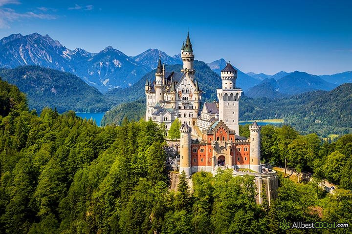 CBD oil Germany: Neushwanstein castle.