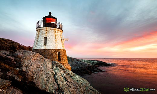 CBD Oil Rhode Island: Rhode Island state.