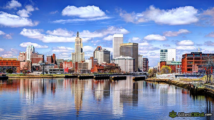 CBD oil in RI: Providence during the day.