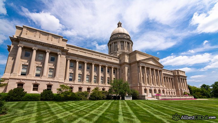 CBD oil Kentucky: Kentucky Capitol building.