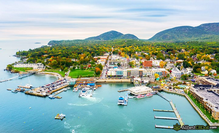 CBD oil Maine: a harbour city in Maine.