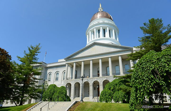 CBD oil Maine: Maine State House.