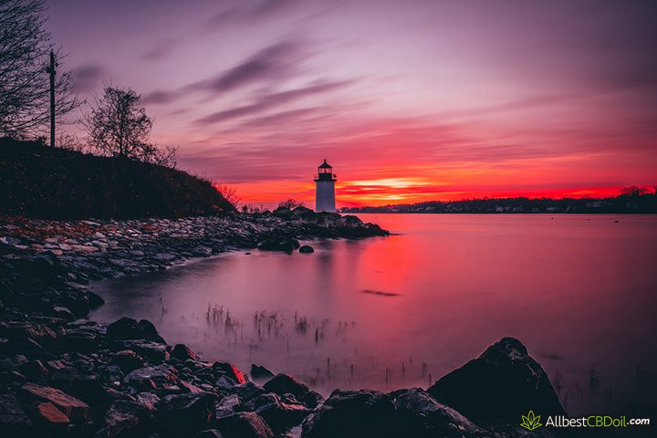 CBD oil Massachusetts: Massachusetts lighthouse.