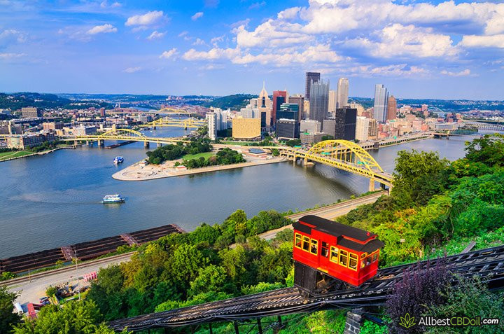 CBD oil in PA: Pittsburgh, Pennsylvania.