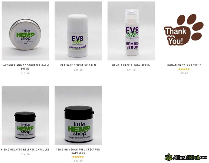 Simply CBD reviews: non-CBD oil product selection.